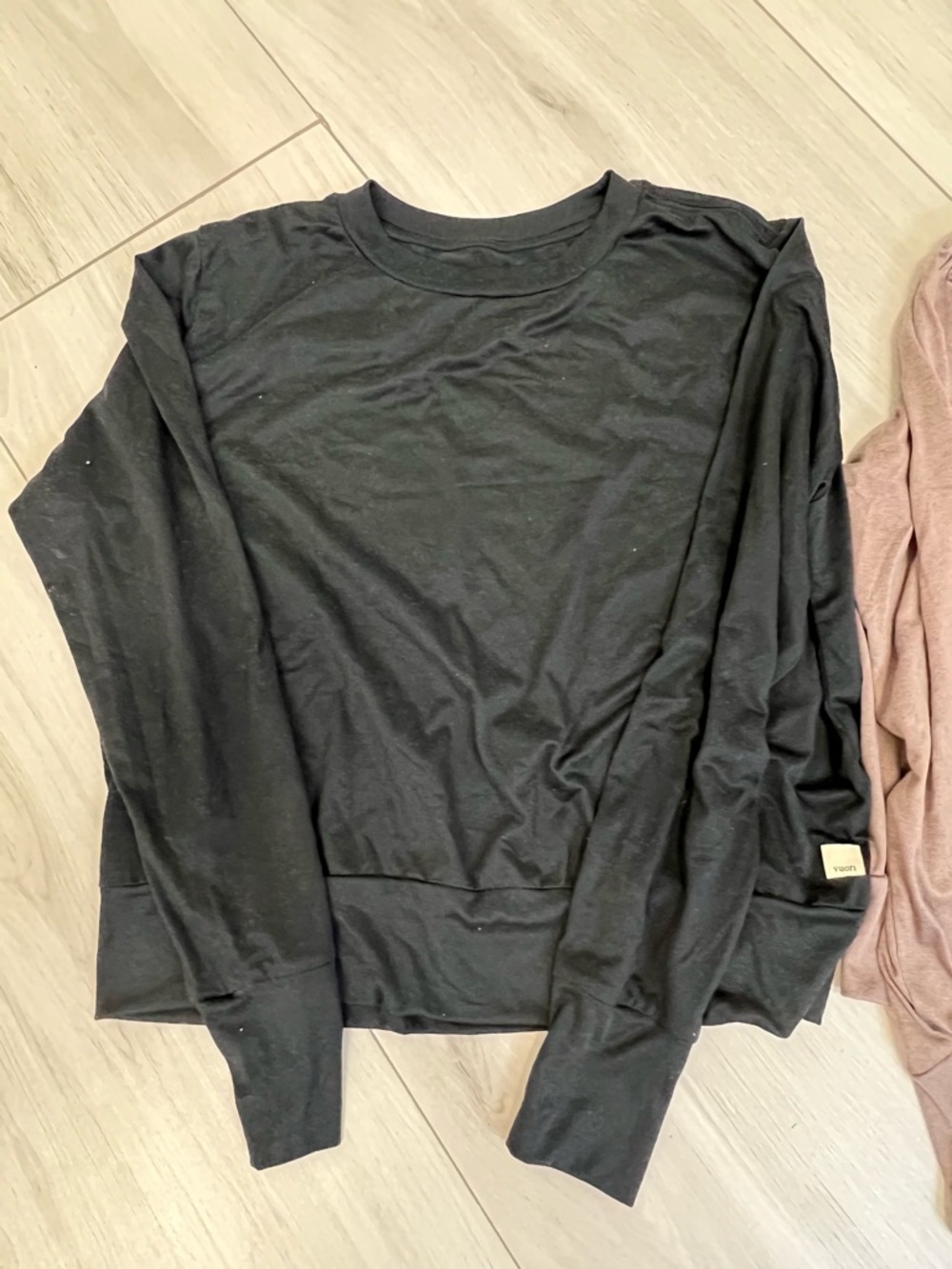 Women’s Long Sleeve Tee - Brown & Black - Picture 2 of 5